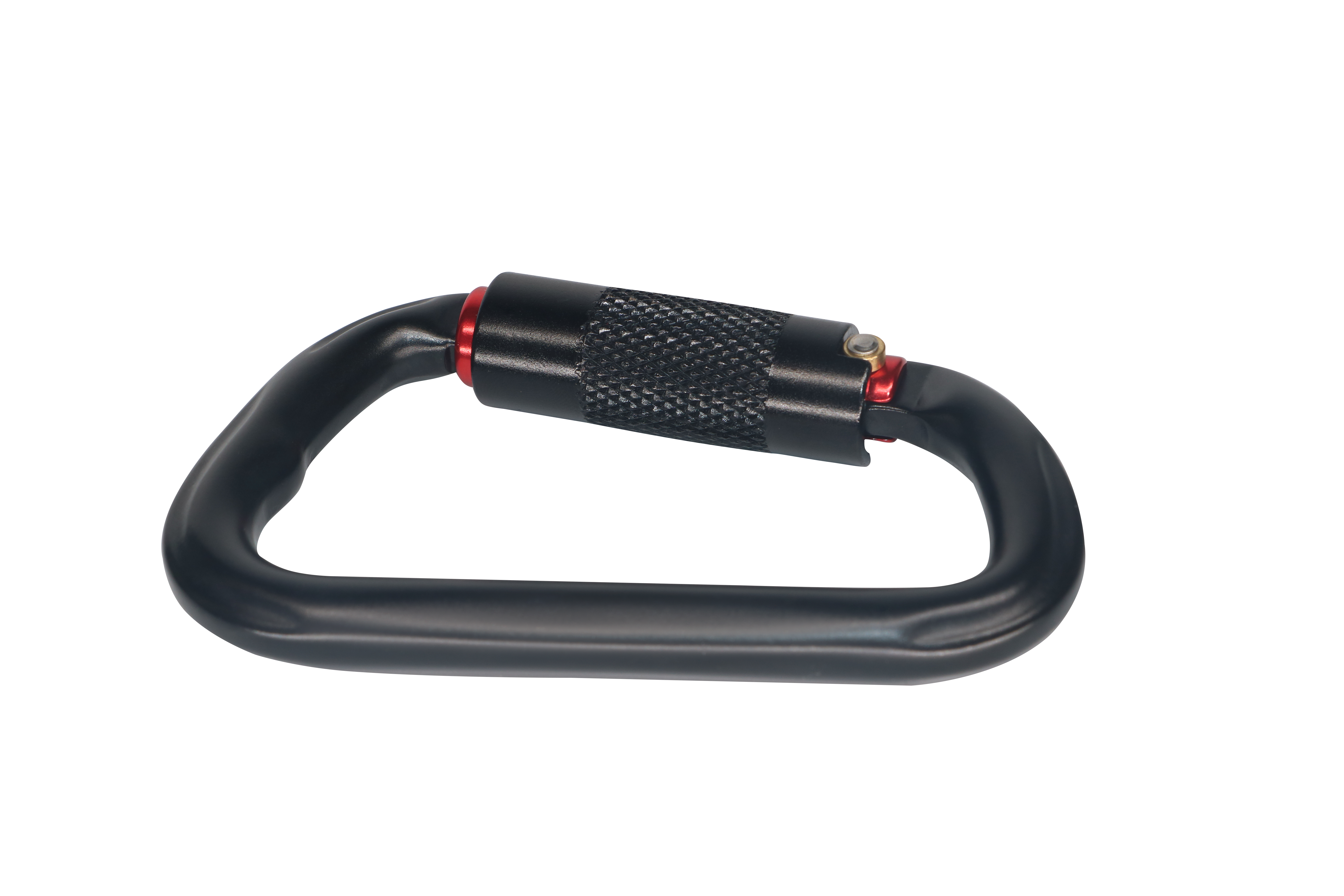 Mosquetão de escalada certificado - Clipe de mosquetão com travamento automático resistente 26KN, adequado para escalada, camping, academia e resgate
